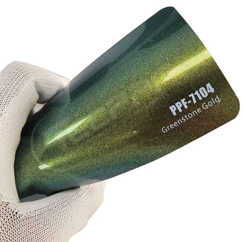 PPF-7104 Greenstone Gold Color Protective Paint Film для защитных пленок от царапин на автомобилях