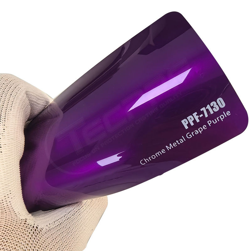 PPF-7130 Хром металл виноград фиолетовый цвет краски защитная пленка для царапины автомобиля